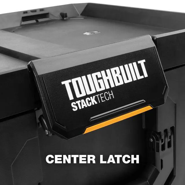 Alt view image 6 of 6 - StackTech XL Tool box Organizer with Lock and Removable Tray, Black