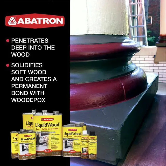 Alt view image 3 of 6 - LiquidWood Kit - 2 Gallon - 2-Part Structural Wood Epoxy Resin - Wood Hardener and Consolidant - Perfect Primer for WoodEpox Epoxy Wood Filler | Wood Hardener and Consolidant, Perfect Primer for WoodE