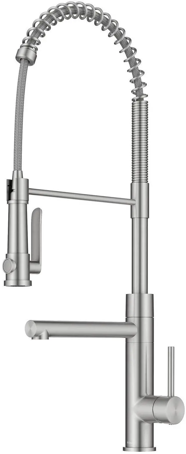 Main image of Artec Pro Commercial Style 2-Function Single Handle Pull Down Kitchen Faucet with Pot Filler in Spot-Free Stainless Steel, KPF-1605SFS