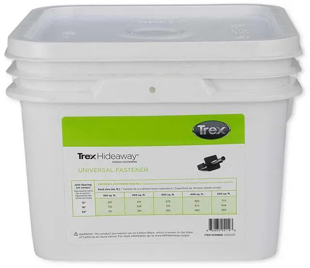 Main image of Hideaway Universal Hidden Deck Fastener Clip 500 SQFT Bucket