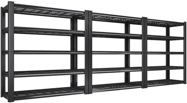 Main image of 3010LBS Storage Shelves 72" H Garage Shelving Heavy Duty Metal Shelving 5 Tier Adjustable Metal Shelves for Storage for Kitchen Pantry Warehouse Basement 72" H x 35.5" W x 16" D, 3 Pack