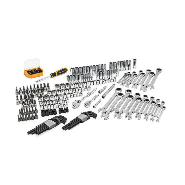 Alt view image 2 of 6 - Mechanics Tool Set in 3 Drawer Storage Box, 232 Piece