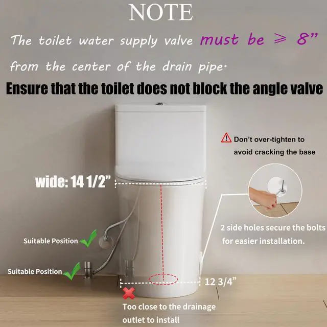 Alt view image 3 of 6 - One Piece Sleek Modern Toilet, ADA Chair Seat Height 17", Dual Flush 0.9/1.28 GPF, MAP 1000g, 12" Rough-In, Compact Fully Skirted Round Toilet for Bathrooms Soft Close Seat