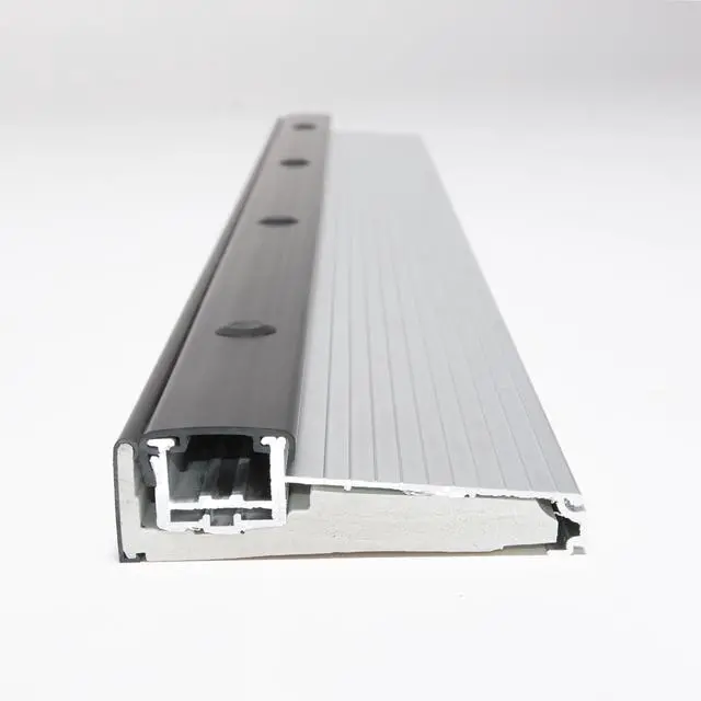 Main image of Adjustable Aluminum Threshold Extra Short Width with Hidden Screws, Adapts to Any Height, Heavy-Duty for Residential & Commercial Use, Available in Multiple Sizes (Mill Finish, 96 inch)
