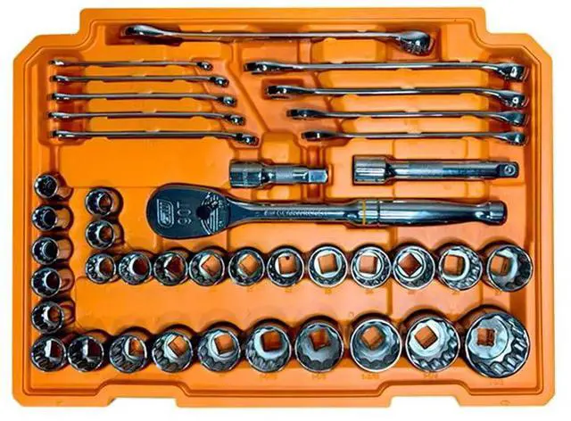 Alt view image 6 of 6 - 239 Pc. BMC Mechanics Tool Set 1/4, 3/8, 1/2 - 80942