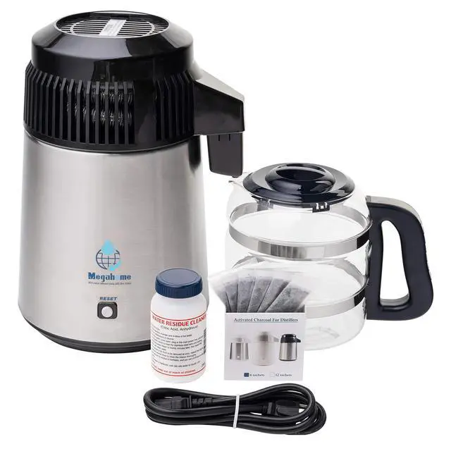 Alt view image 5 of 6 - Countertop Water Distiller Stainless, Glass Collection