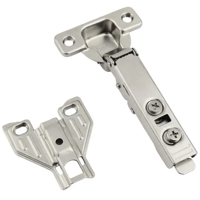 Alt view image 4 of 6 - 100-Pack, Full Overlay Cabinet Door Hinges,105 Degree Adjustable Concealed Kitchen Cabinet Hinges Soft Close for Face Frame Cabinet, with Screws - Durable and Easy Installation