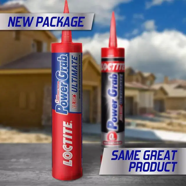 Alt view image 4 of 6 - Power Grab Ultimate Construction Adhesive, 9 fl oz Cartridge, 12 Pack - Versatile High Strength, Wide Temperature Range Construction Glue