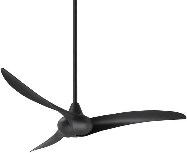 Main image of Minka Aire F843-CL Wave 52" Ceiling Fan with Remote Control, Coal
