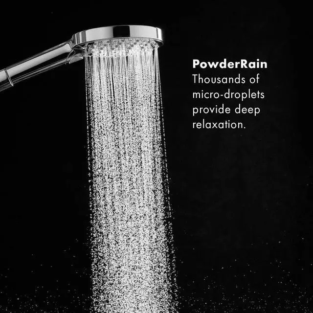 Alt view image 6 of 6 - Raindance Select S Easy Install 5-inch Handheld Shower Head Modern 3 -Spray PowderRain, Rain, Whirl 26037821