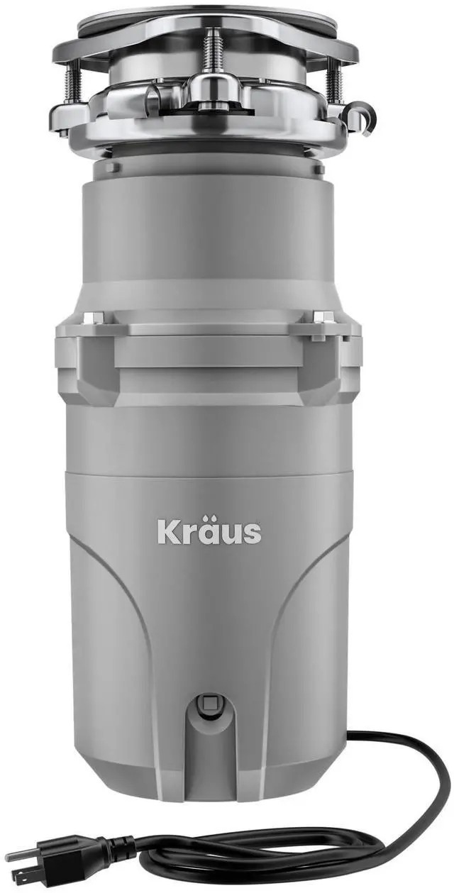 Main image of ® WasteGuard High-Speed 1/2 HP Continuous Feed Ultra-Quiet Motor Garbage Disposal with Power Cord and Flange Included and Universal Mount
