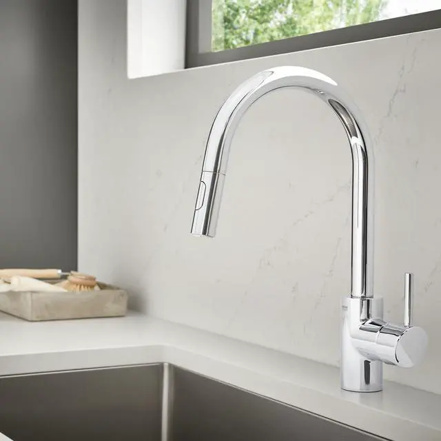 Alt view image 2 of 6 - 32665003 Concetto Pull-Down Kitchen Faucet with Sprayer, 1.75 GPM, Chrome