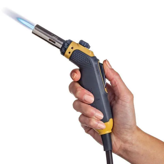 Alt view image 3 of 6 - FirePoint Creator Tool, Precision Flame Hand Torch for use with MAP-Pro or Propane Fuel (Firepoint Tool + 3 MAP Pro Cylinders)
