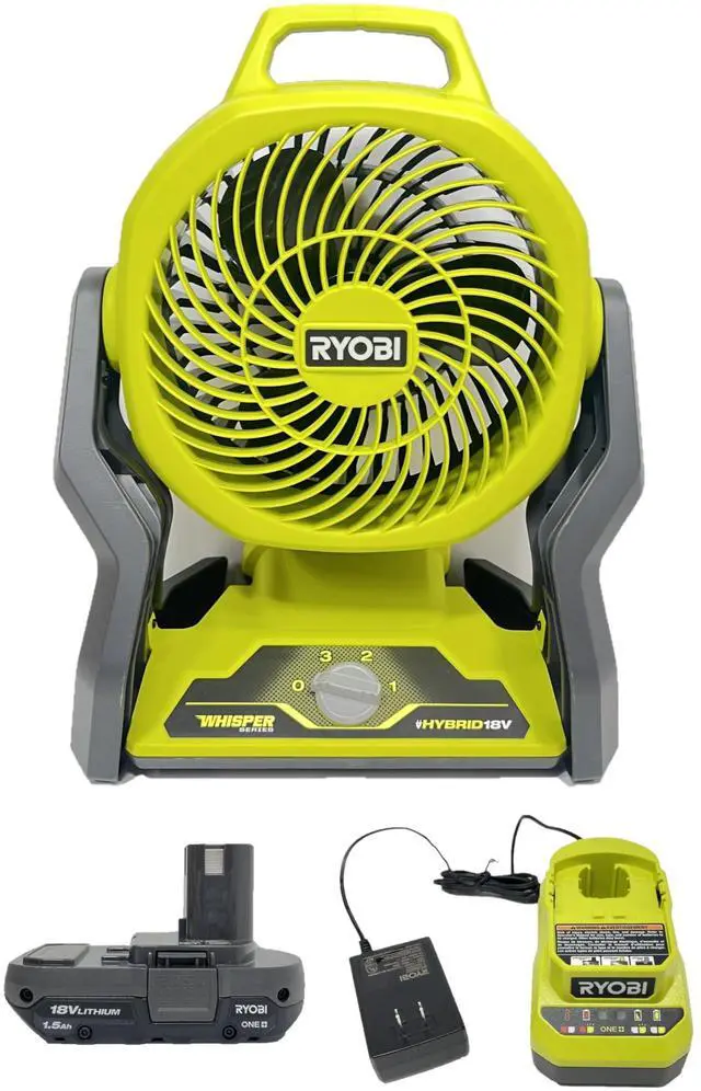 Main image of Tools 18-Volt Hybrid Portable Fan Kit with Battery and Charger (No Retail Packaging)