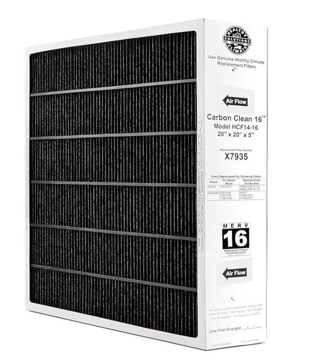 Main image of Lennox X7935 Carbon Clean MERV 16 Filter (2 Pack)