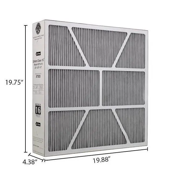 Alt view image 3 of 3 - Lennox X7935 Carbon Clean MERV 16 Filter (2 Pack)