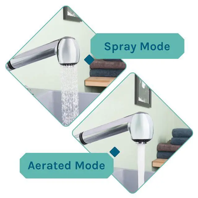 Alt view image 4 of 6 - Grey Utility Sink Laundry Tub With Pull Out Chrome Faucet, Sprayer Spout, Heavy Duty Slop Sinks For Washing Room, Basement, Garage or Shop, Large Free Standing Wash Station Tubs and Drainage