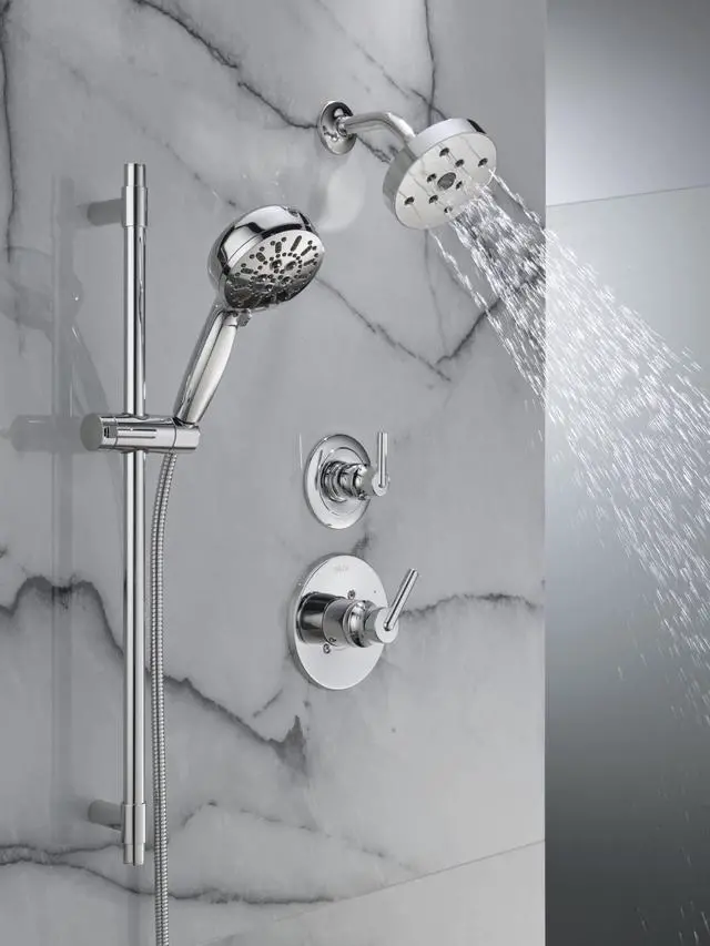 Alt view image 2 of 6 - 7-Setting Slide Bar Hand Shower with Cleaning Spray