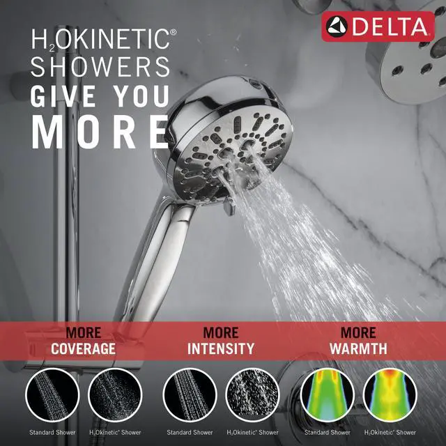 Alt view image 5 of 6 - 7-Setting Slide Bar Hand Shower with Cleaning Spray