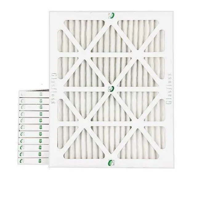 Alt view image 4 of 5 - 16-3/8 x 21-1/2 x 1 MERV 10 Pleated Air Filters Case of 12. Replacement filters for Carrier, Payne, & Bryant