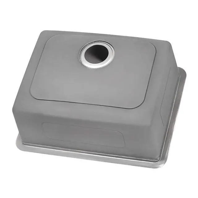Alt view image 3 of 6 - 20-inch Undermount Bar Prep Kitchen Sink - 16 Gauge Stainless Steel Kitchen Sink Single Bowl with Brushed Finish hides scratches, Easy-to-Clean Undermount Sinks - RVM5020