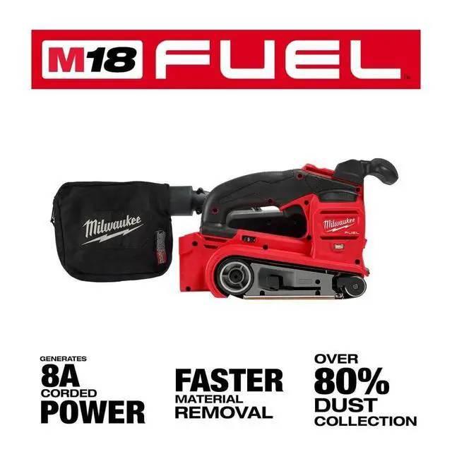 Alt view image 3 of 6 - Electric Tool M18 Fuel 3"" x18 Belt Sander