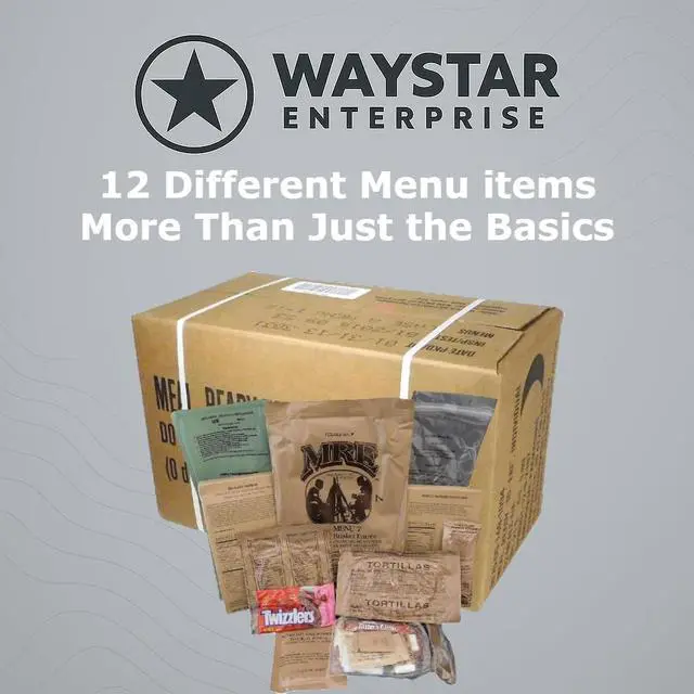 Alt view image 2 of 6 - MRE Meals Ready to Eat A & B Case Bundle (2 x 12 Packs) 2025 Inspection or Better Emergency Survival Food w/Flameless Heaters