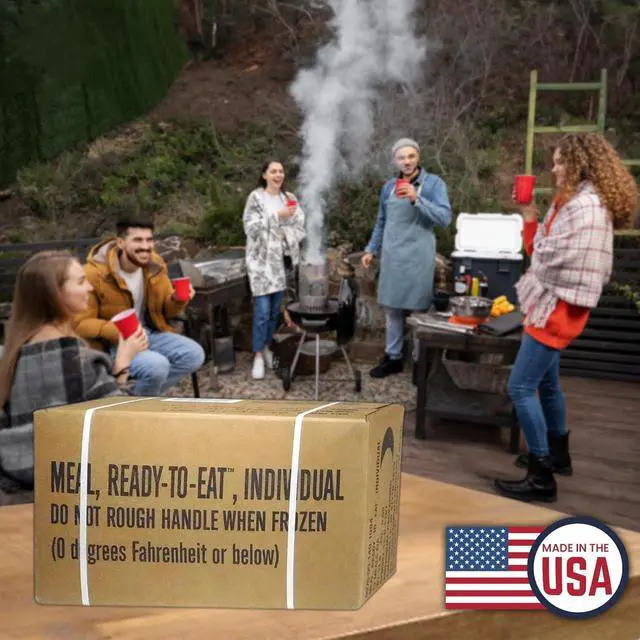 Alt view image 6 of 6 - MRE Meals Ready to Eat A & B Case Bundle (2 x 12 Packs) 2025 Inspection or Better Emergency Survival Food w/Flameless Heaters