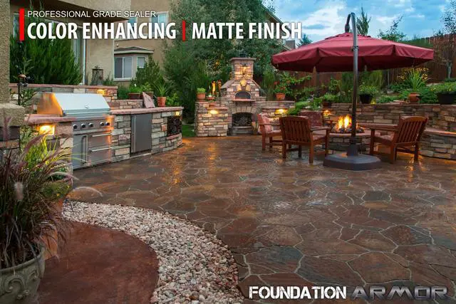 Alt view image 5 of 6 - Armor WL550 Deep Penetrating Solvent-Based Matte Wet Look 5 Gallon Concrete Sealer - Professional Grade Long Lasting Matte Wet Look Sealer For Concrete, Brick, Flagstone, Bluestone, Slate, and Masonry