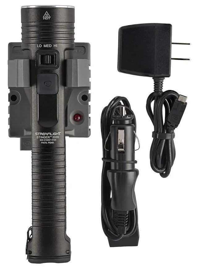 Alt view image 2 of 6 - 78101 Stinger 2020 2,000-Lumen 25,000-Candela High-Output LED Duty Flashlight, Charging Kit, Black