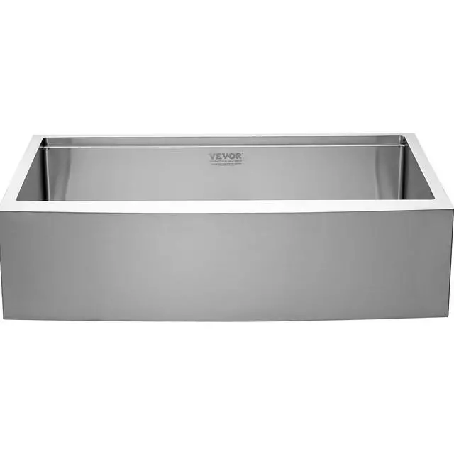 Alt view image 4 of 6 - 36 inch Kitchen Sink, 304 Stainless Steel Drop-In Sinks, Laundry Sink Top Mount Single Bowl Basin with Farm Sink Accessories, Household Dishwasher Sinks for Kitchen, Workstation, and Bar Sink