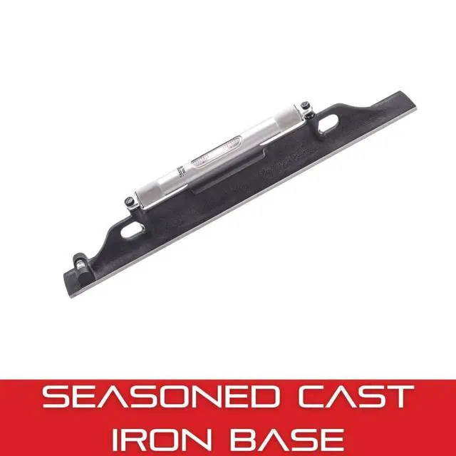 Alt view image 4 of 6 - Machinists' Level with Ground and Graduated Main Vial - Ideal for Machine Shop and Tool Room Use - 8" Length, Cross Test Vial, Without Case - 98-8