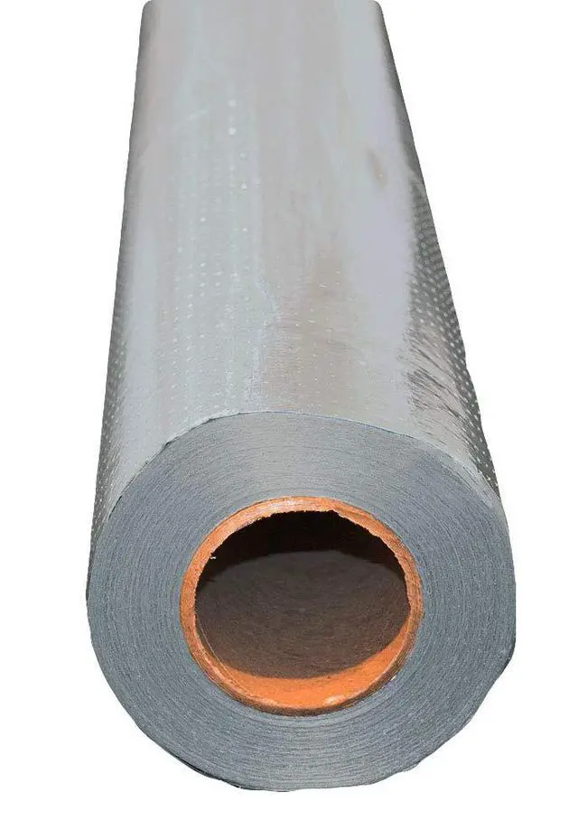 Alt view image 3 of 6 - US Energy Products Radiant Barrier Insulation 1000 sqft (4ft Wide) Commercial Grade Perforated No Tear Green Energy Radiant Barrier Reflective Insulation Solar Attic Foil Roof House Wrap SCIF RIFD