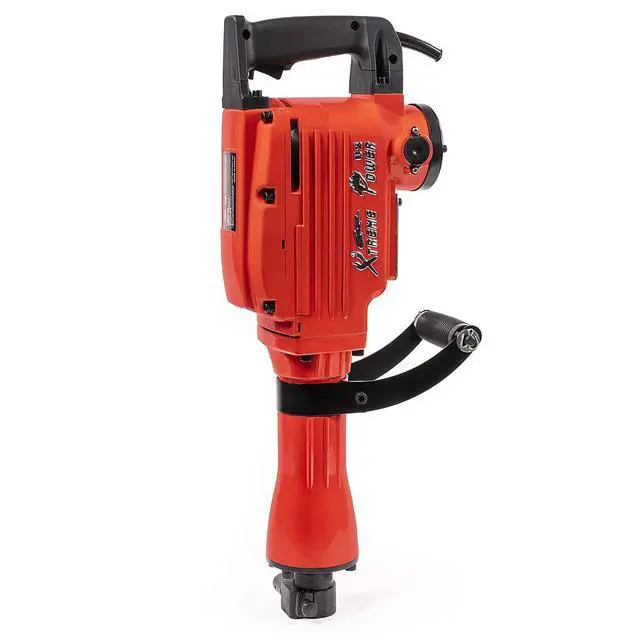 Alt view image 3 of 6 - 2200W Demolition Electric Jack Hammer DIY Demo Jack Hammer Construction Concrete Floor Scrap Breaker Drill 3pcs Chisel Bit Point, Bull, Shovel With Carrying Case