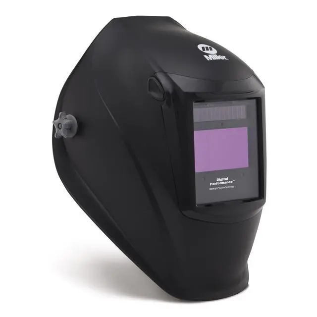 Alt view image 2 of 6 - Digital Performance Series Auto-Darkening Welding Helmet with ClearLight 4x Technology - Professional Welding Hood for MIG, TIG & Grinding - Welder Mask for Men & Women, Black