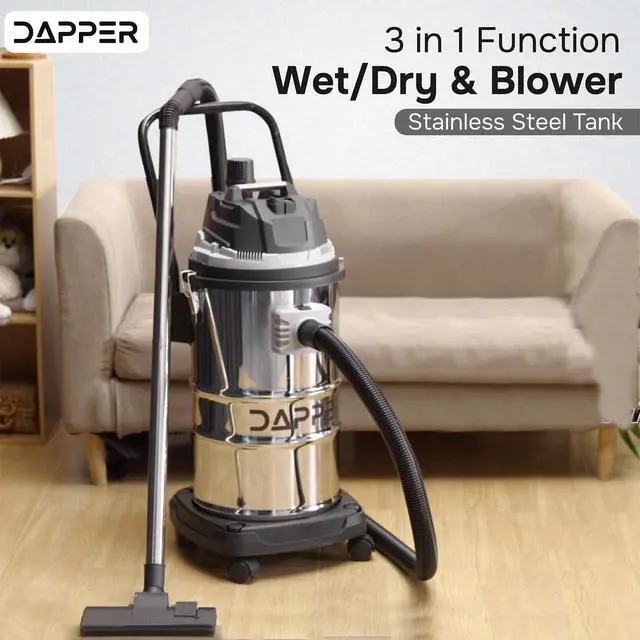 Alt view image 3 of 6 - 16 Gallon 4.5 Peak HP Wet/Dry Vacuum, Stainless Steel Tank, 3 in 1 Function Portable Shop Vacuum with Attachments, Ideal for Jobsite, Garage & Workshop