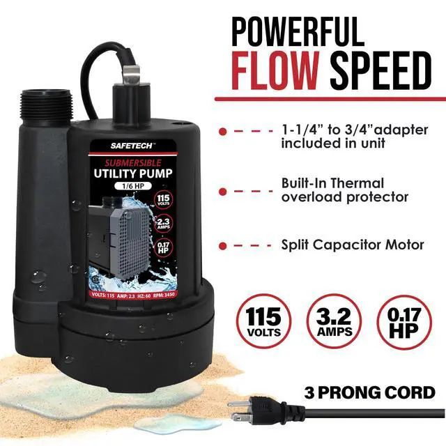 Alt view image 4 of 6 - Tankless Water Heater Flushing Kit with 5-Gallon Screw-Top Lid, Premium Hoses, 1/6 HP Utility Pump, 4 Quarts Descaler, and Pump Grate