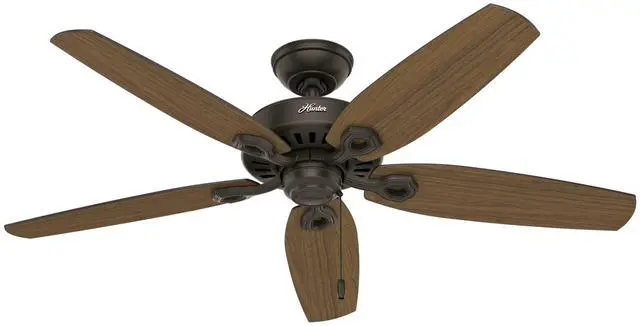 Main image of Indoor / Outdoor Ceiling Fan, with pull chain control - Builder Elite 52 inch, New Bronze, 53292