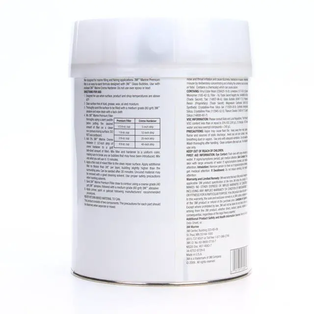 Alt view image 6 of 6 - Marine Premium Filler, 46006, 1 gal