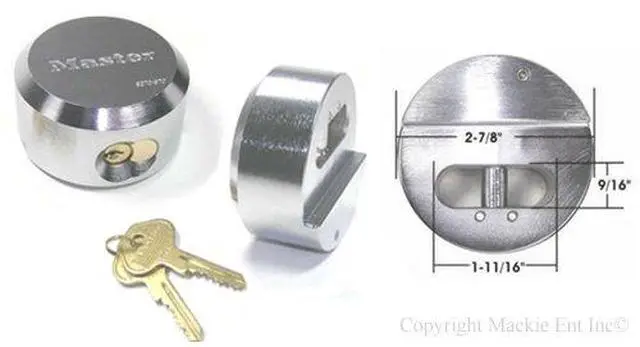 Alt view image 3 of 3 - 6271KA 6 Pack - 2-7/8in. ProSeries Reinforced Hidden Shackle Rekeyable Pin Tumbler Keyed Alike Padlock, Chrome