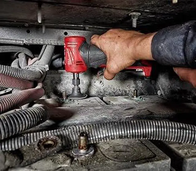 Alt view image 6 of 6 - M12 FUEL 12V Lithium-Ion Brushless Cordless 1/4 in. Right Angle Die Grinder (Tool-Only)