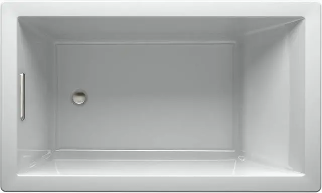 Alt view image 3 of 4 - K-7272-BN Clearflo Slotted Overflow Bath Drain, Toe-Tap Stopper, Above- or Through-the-Floor Placement, Ball-Joint for Easy Installation, Sleek Design, 4.5 pounds, Vibrant Brushed Nickel