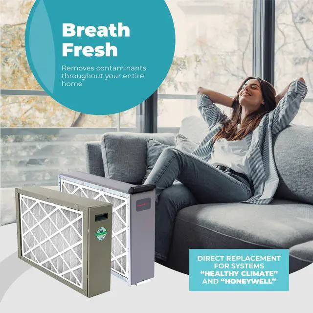 Alt view image 4 of 6 - 20x25x4 Air Filter Replacement MERV 11, FC100A1037 Pleated HVAC AC Furnace Filters with Cleaning Cloth, 5-Pack (Actual Size: 19.94 x 24.88 x 4.38 Inches)
