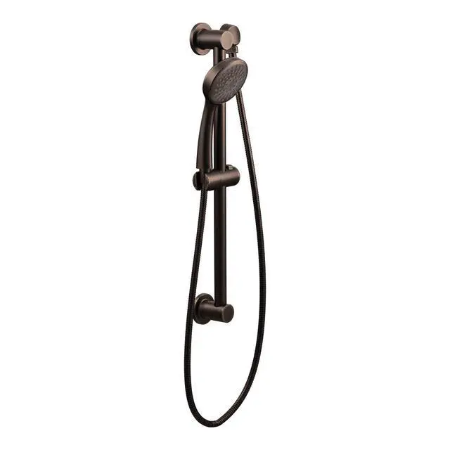 Alt view image 3 of 6 - Oil Rubbed Bronze Eco-Performance Detachable Handheld Showerhead with 24-inch Slide Bar and 69-inch Hose, 3868EPORB