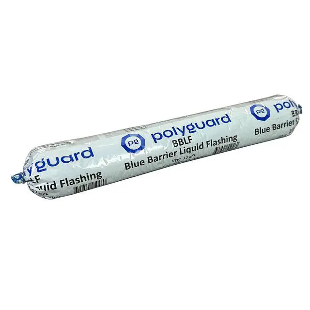 Alt view image 6 of 6 - Blue Barrier Liquid Flashing 12-Pack Case of 20oz Sausage Tubes. Weather Resistant Air Barrier System Around Window and Door Installations. Low VOC, Made in The USA