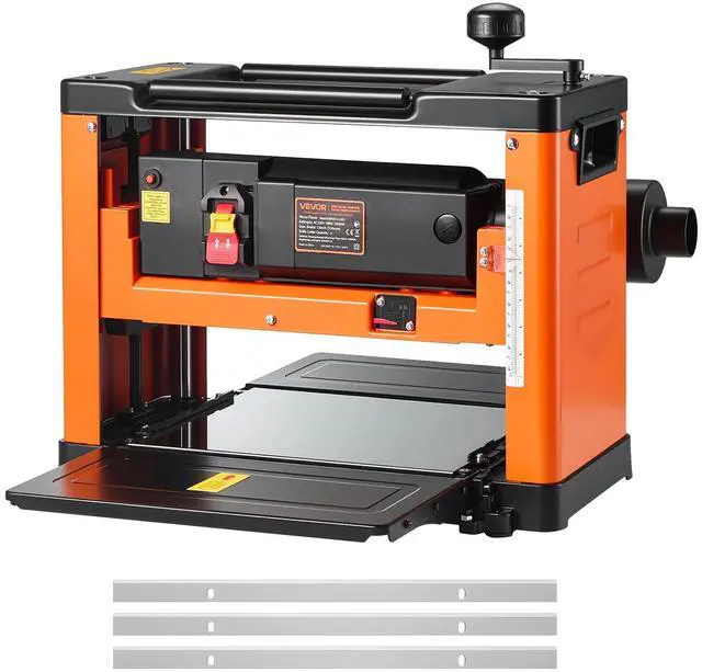 Main image of 13-Inch Thickness Planer, Three-Blade Power Benchtop Planer, with 2000W 23500 RPM Powerful Motor, Dual Rollers, Over Protection, for Hard Soft Wood Material