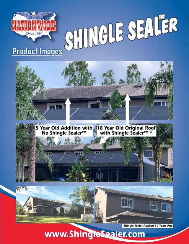 Alt view image 3 of 6 - Shingle Sealer - 7 Year - High Solids - Clear Sealer Protectorant 5 Gallon | Waterproofing - 100% Acrylic - Shingle Roof Rejuvenation Treatment - Extend Preserve & Protect - Keeps Roofs Cleaner Longer