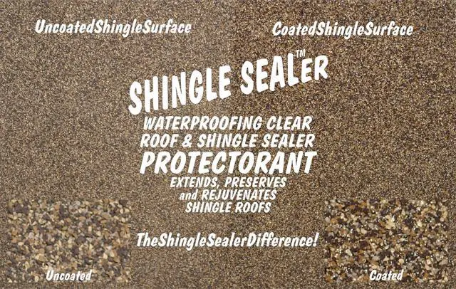 Alt view image 4 of 6 - Shingle Sealer - 7 Year - High Solids - Clear Sealer Protectorant 5 Gallon | Waterproofing - 100% Acrylic - Shingle Roof Rejuvenation Treatment - Extend Preserve & Protect - Keeps Roofs Cleaner Longer