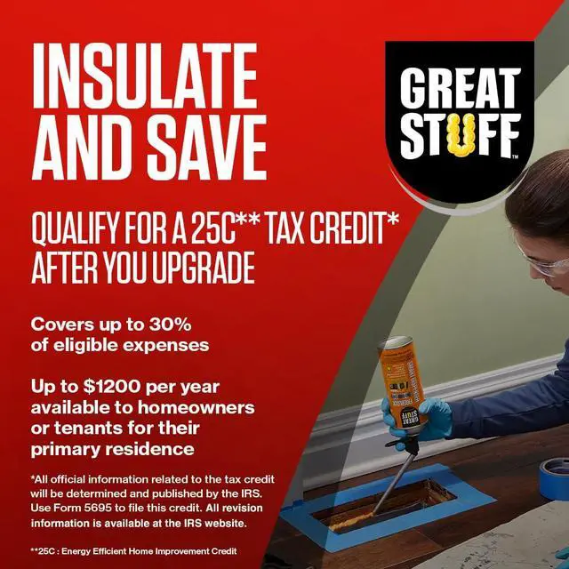 Alt view image 4 of 6 - Gaps & Cracks 30 oz Fireblock Foam Insulation Sealant Closed Cell, Polyurethane Expanding Spray Foam Insulates & Seals Gaps Up to 3", Pack of 12
