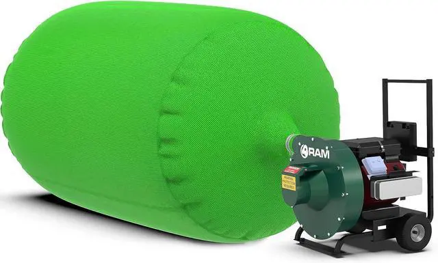 Main image of (20) Insulation Vacuum Bag Heavy Duty ECO+ Bags 7 FT X 4 FT Holds 88 CF / 400 LBS Low DUST 2.4 Fabric Strength - 20 Pack. Largest and Toughest Green Bag on The Market